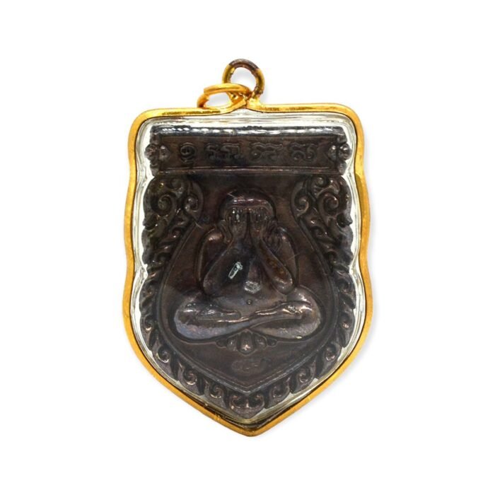 pidta pendant Phra Rahu Thai Amulet with Phra Pidta on Reverse